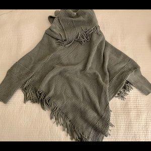 Grey Poncho